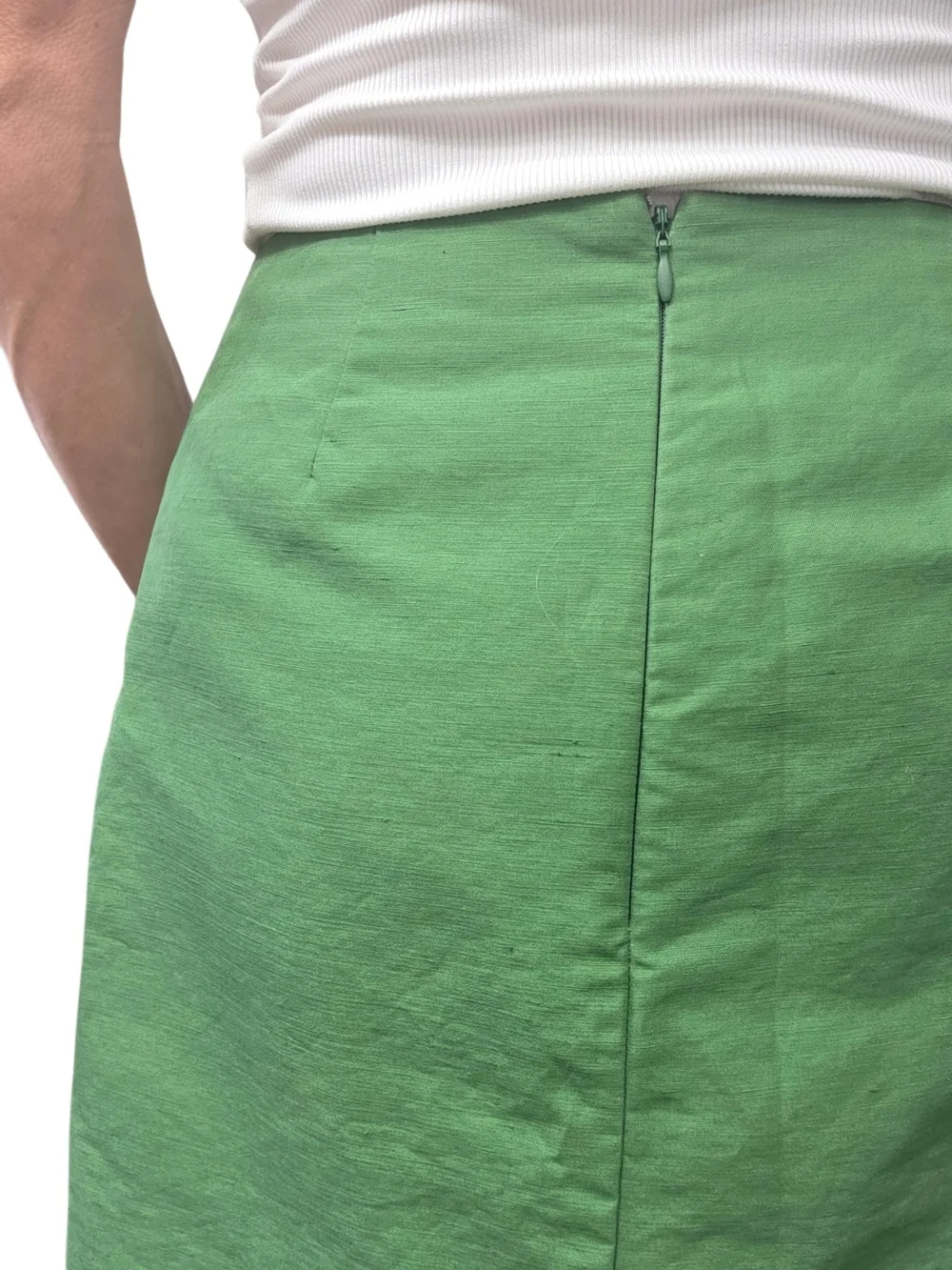 kate spade Green Asymmetric Mini Skirt